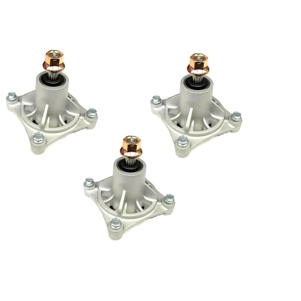 (3) Replacement fits Hustler Mower Blade Desk Spindle Assemblies 604214 Raptor