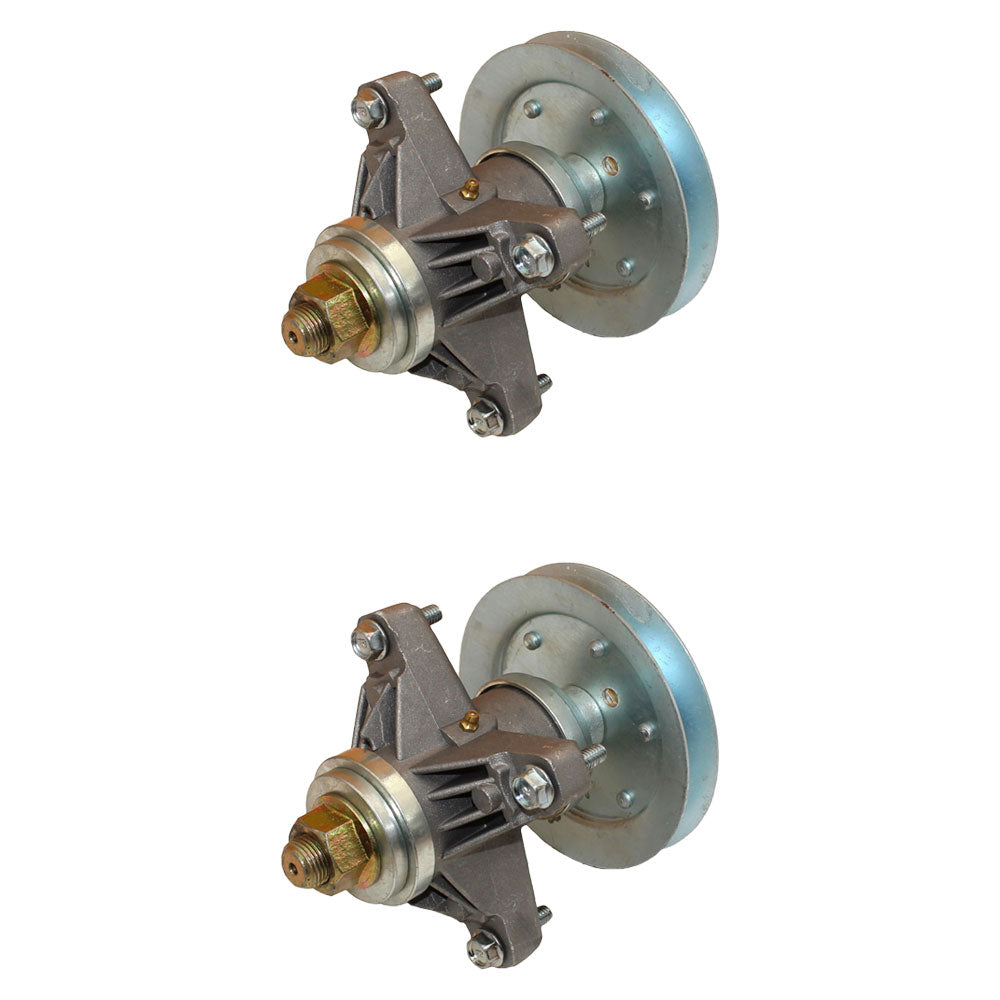 618-04124A QTY 2: Spindle Assembly with Pulley
 Fits White