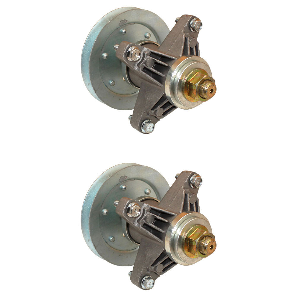 618-04124A QTY 2: Spindle Assembly with Pulley
 Fits White