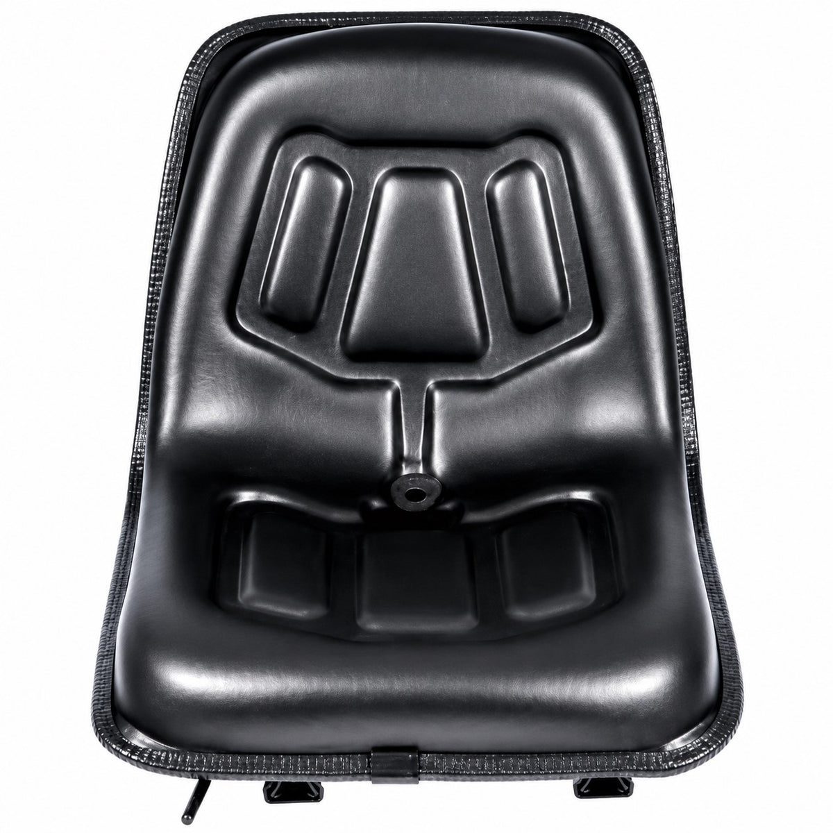 Black Seat with Slide Tracks Fits Kubota Replaces 3106006M91-1