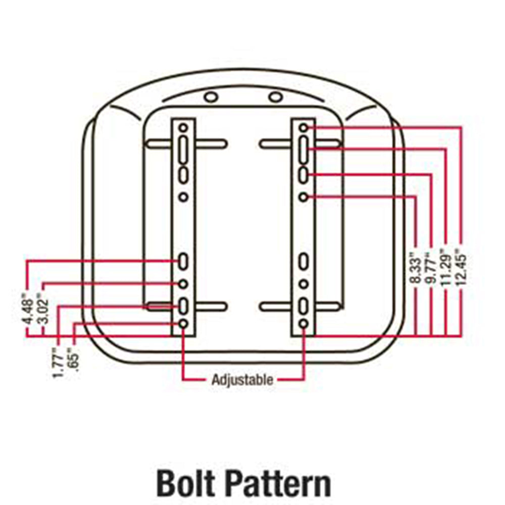 BobcatTractor Seat w/ SlideTracks to fit Fits Allis Ch. Fits Kubota Yanmar