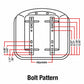 Black Seat with Slide Tracks Fits John Deere Replaces 3106006M91-1