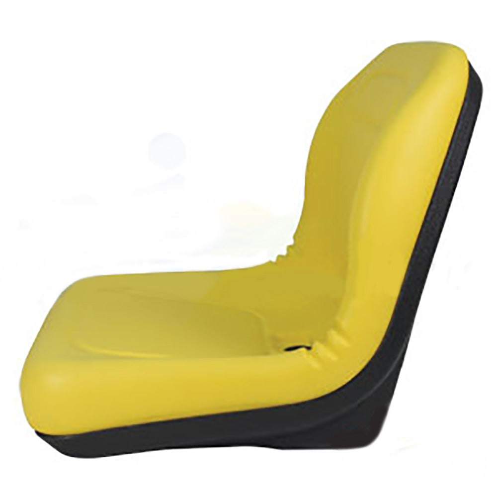 Yellow High Back Seat Fits John Deere Lawn Mower Models 325 335 345 415 425