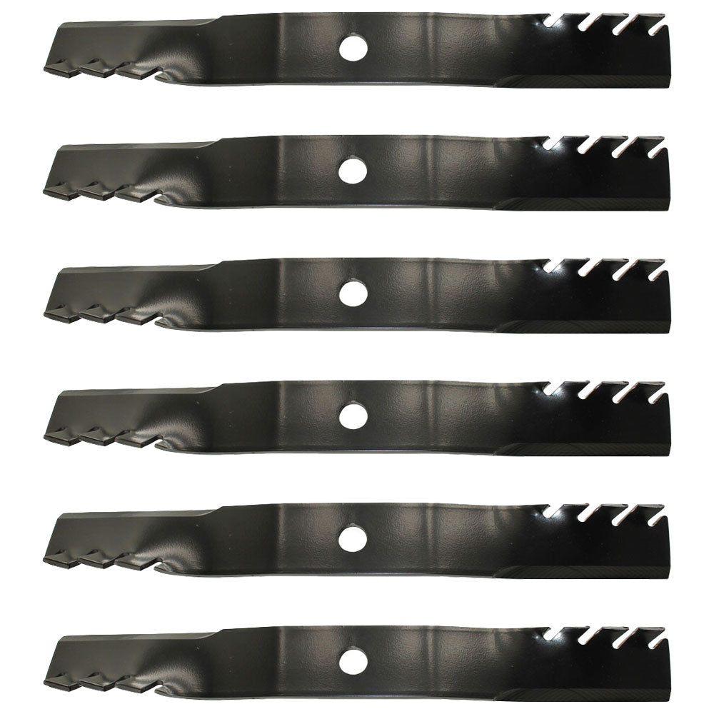7-08550 Qty 6: Toothed Mulching Blade
 Fits Universal Products