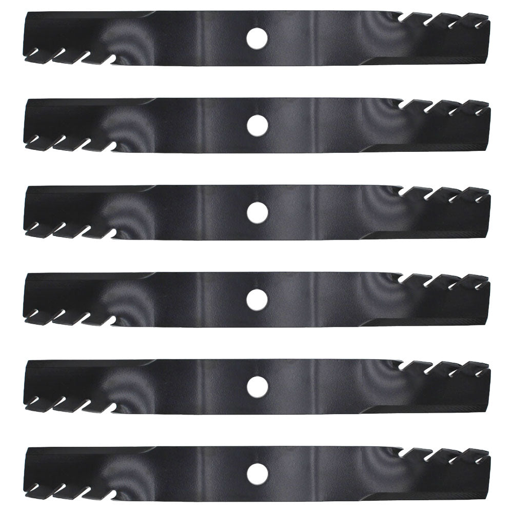 7-08550 Qty 6: Toothed Mulching Blade
 Fits Universal Products