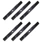 M128485 Qty 6: Toothed Mulching Blade
 Fits John Deere 1023E 1025R 1420 1435