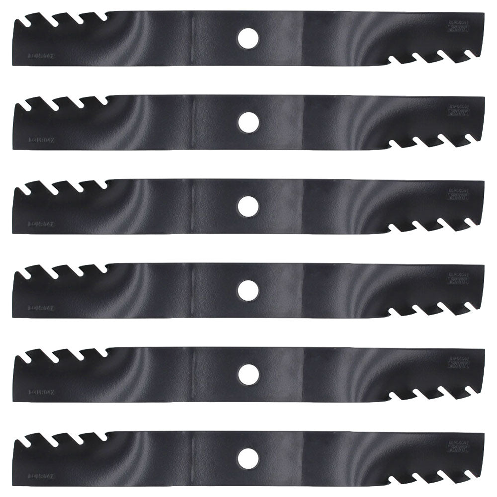 7-08550 Qty 6: Toothed Mulching Blade
 Fits Universal Products