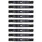M128485 Qty 9: Toothed Mulching Blade Fits John Deere 1023E 1025R 1420 1435 1445