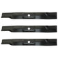 Set of 3 Mower Blades Fits John Deere 2025R 2027R 2032R 2210 62" Deck M158112