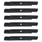 Qty 6: Hi-Lift Lawn Mower Blades Fits John Deere Replaces M158112