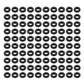 LG280104 Qty 100: Starter Drive Gear Fits John Deere 125