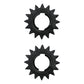 2 Lawn Mower Starter Gears Fits Briggs and Stratton 5086H Fits Craftsman 5086K