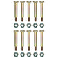 Qty 10: Wheel Bolt and Lock Nut Kits Fits MTD Replaces 40340