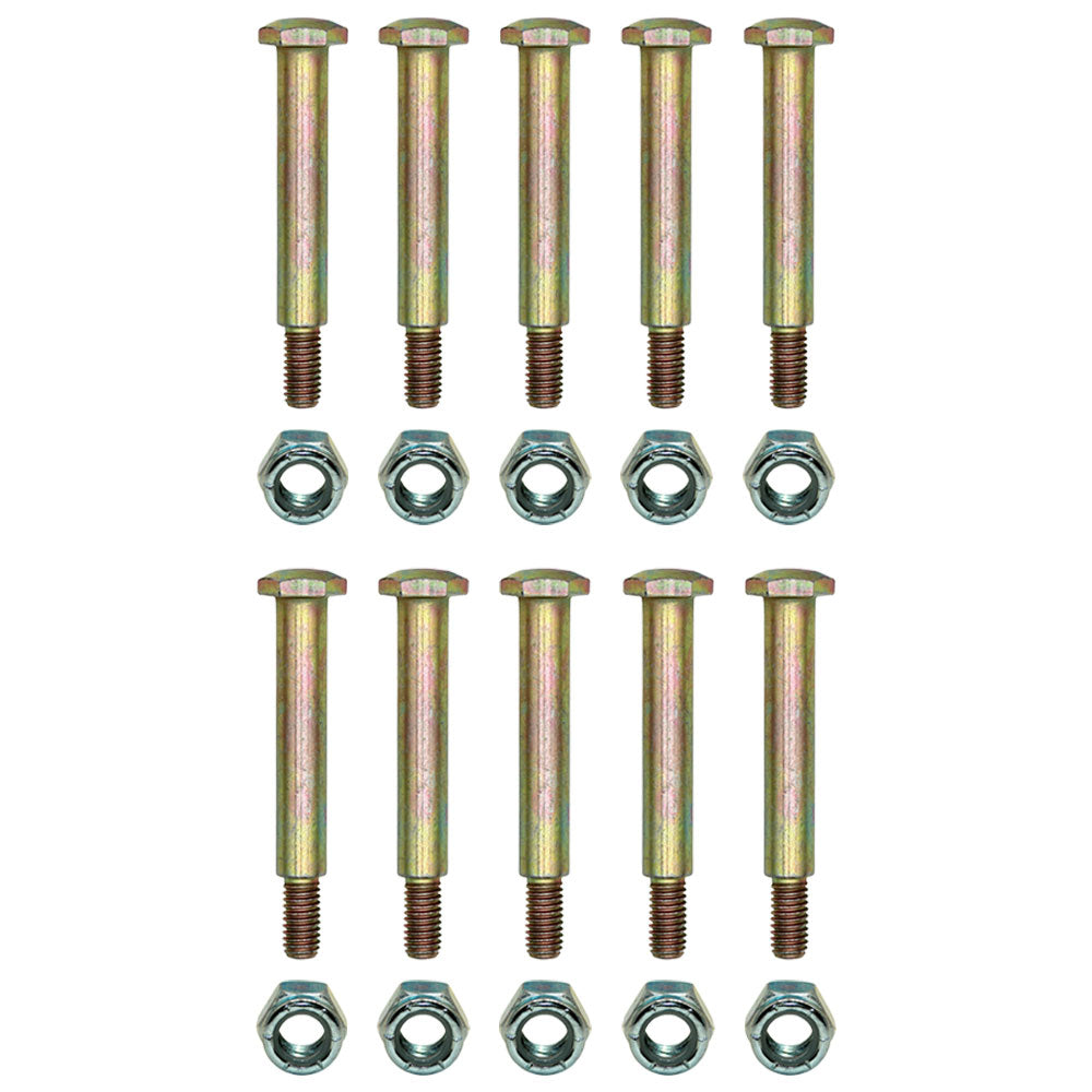 Qty 10: Wheel Bolt and Lock Nut Kits Fits MTD Replaces 40340