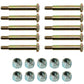 Qty 10: Wheel Bolt and Lock Nut Kits Fits MTD Replaces 40340