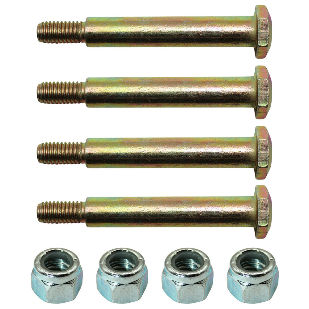 Qty. 4: Wheel Bolt and Lock Nut Kits Fits Cub Cadet Replaces 40340