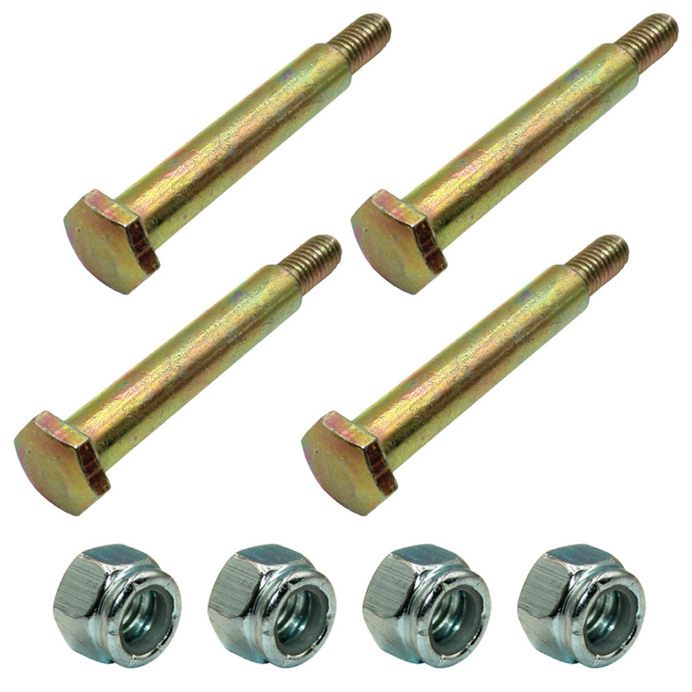 Qty. 4: Wheel Bolt and Lock Nut Kits Fits Cub Cadet Replaces 40340