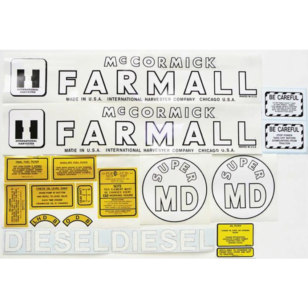 MAE30-00025 Complete Decal Set Fits Case/International Harvester