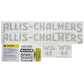 MAE30-0048-AIC Fits Allis Chalmers WD45 Complete Decal Set