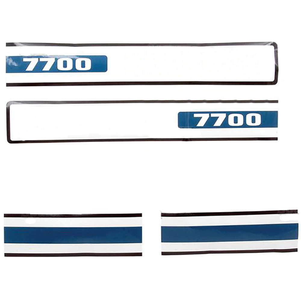 83928533 Hood Decal Set Fits Ford/New Holland 7700