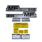 DKMF245D Complete Decal Set Fits Massey Ferguson