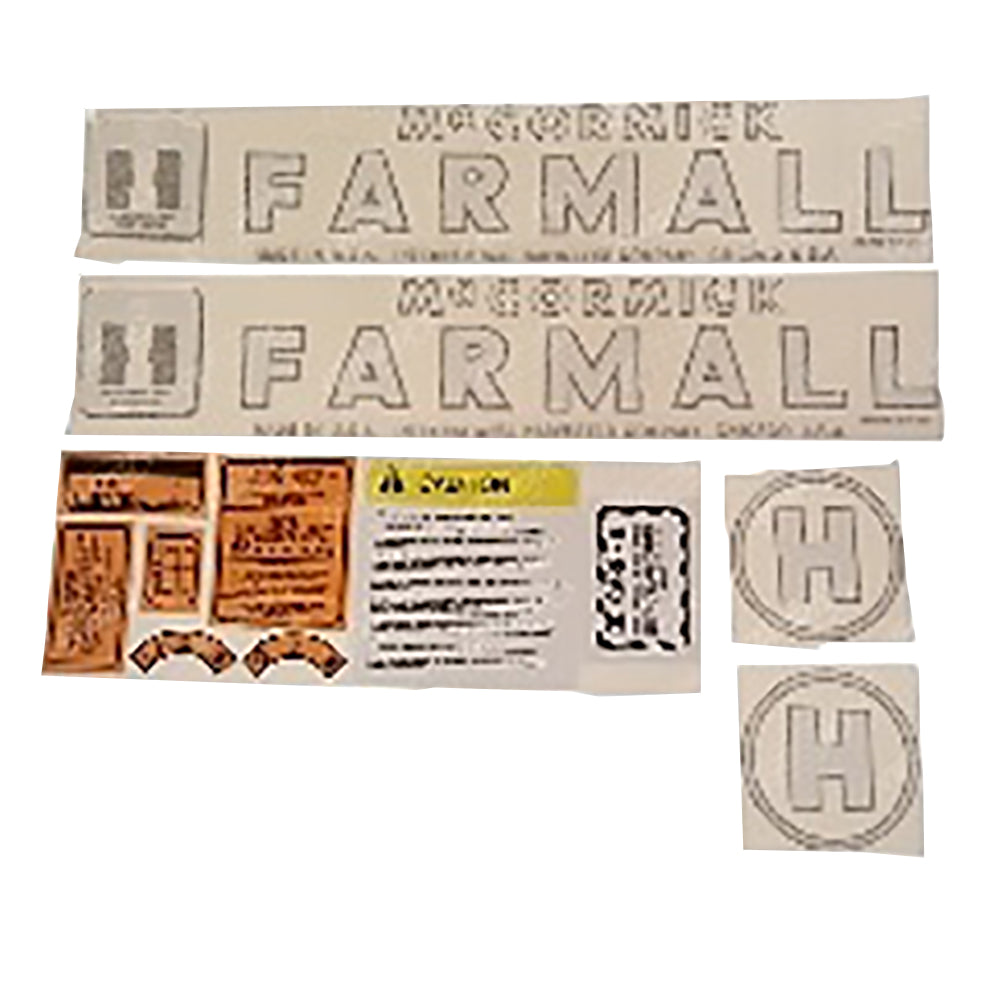 D-IHCH Decal Set Fits IH Fits FARMALL H