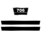 HKIH706 - Hood Decal Set