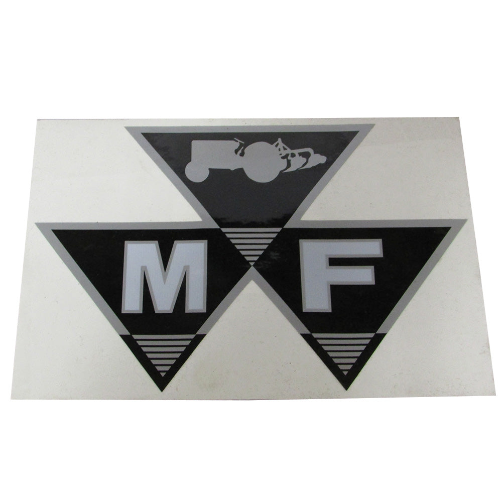Decal 6" 1 Piece Triple Triangle Logo Fits Massey Ferguson Replaces MAE30-1235