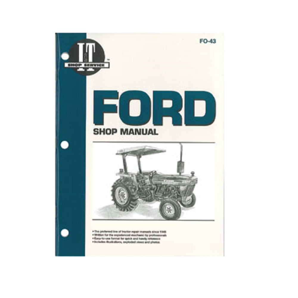 595-FO43 Shop Manual Fits Ford/New Holland