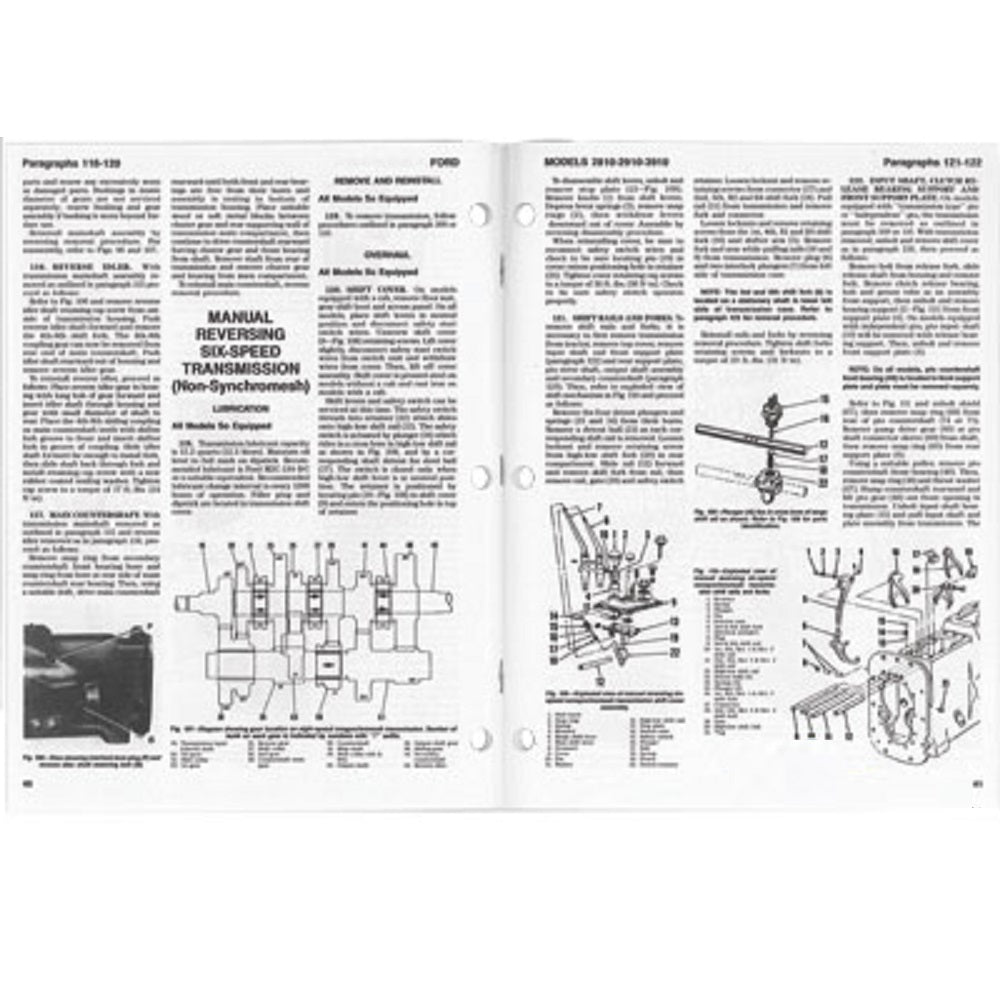 595-FO43 Shop Manual Fits Ford/New Holland