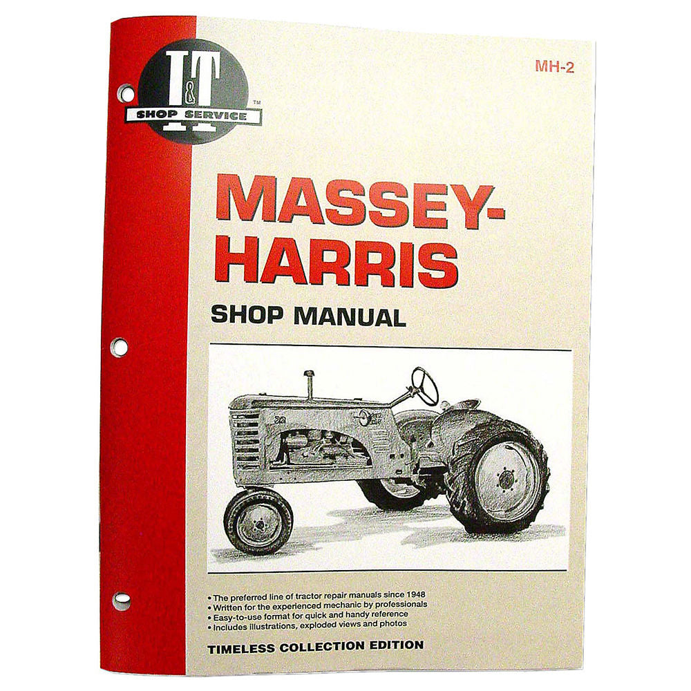 MH-2 I&T Shop Manual Fits Massey Ferguson 101 101 JR 101 SR 101 SUPER 102 JR