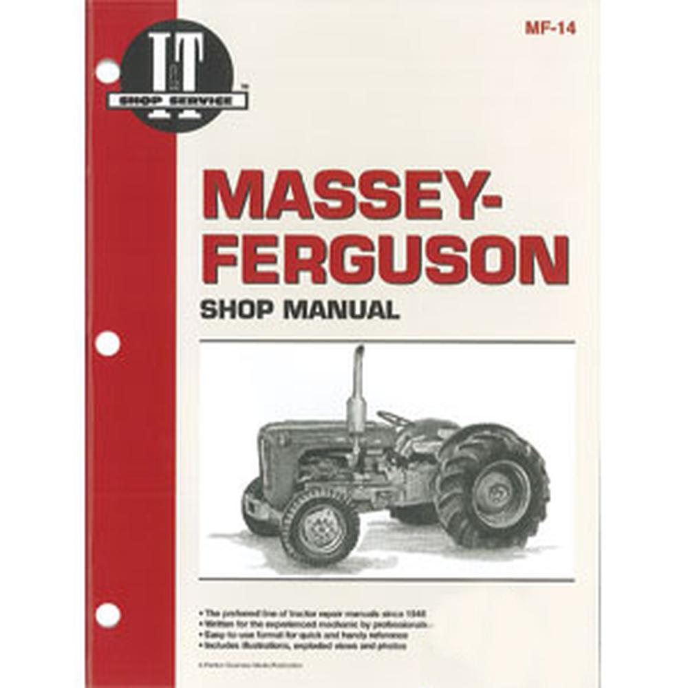 SHOP MANUAL Fits Massey Ferguson, Fits Massey Harris F40 MF35 MF50 TO35 MF204 MH