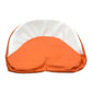 MIS006AC-AIC Tractor Seat Pad, Orange & White