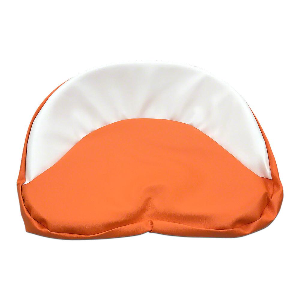 MIS006AC-AIC Tractor Seat Pad, Orange & White