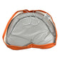 MIS006AC-AIC Tractor Seat Pad, Orange & White
