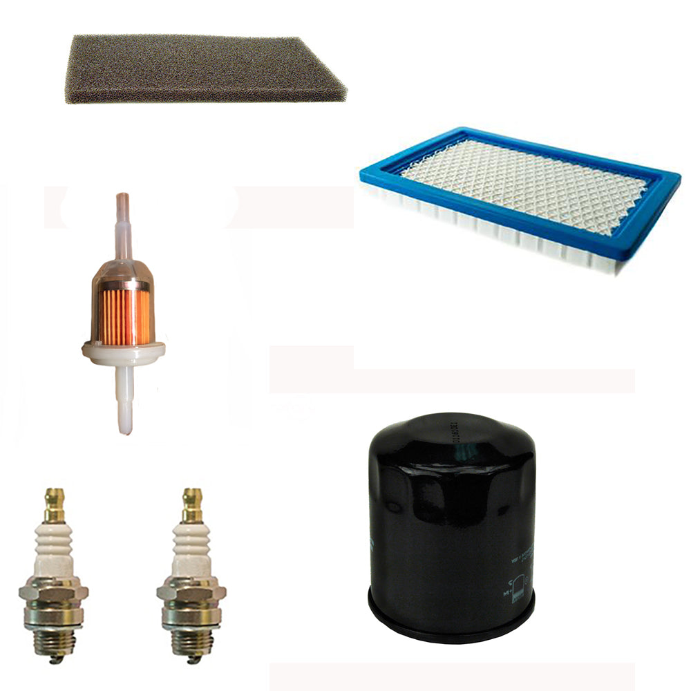 Filters & Spark Plugs Kit for FH491-V Engines Fits John Deere X300 X304 MIU10998