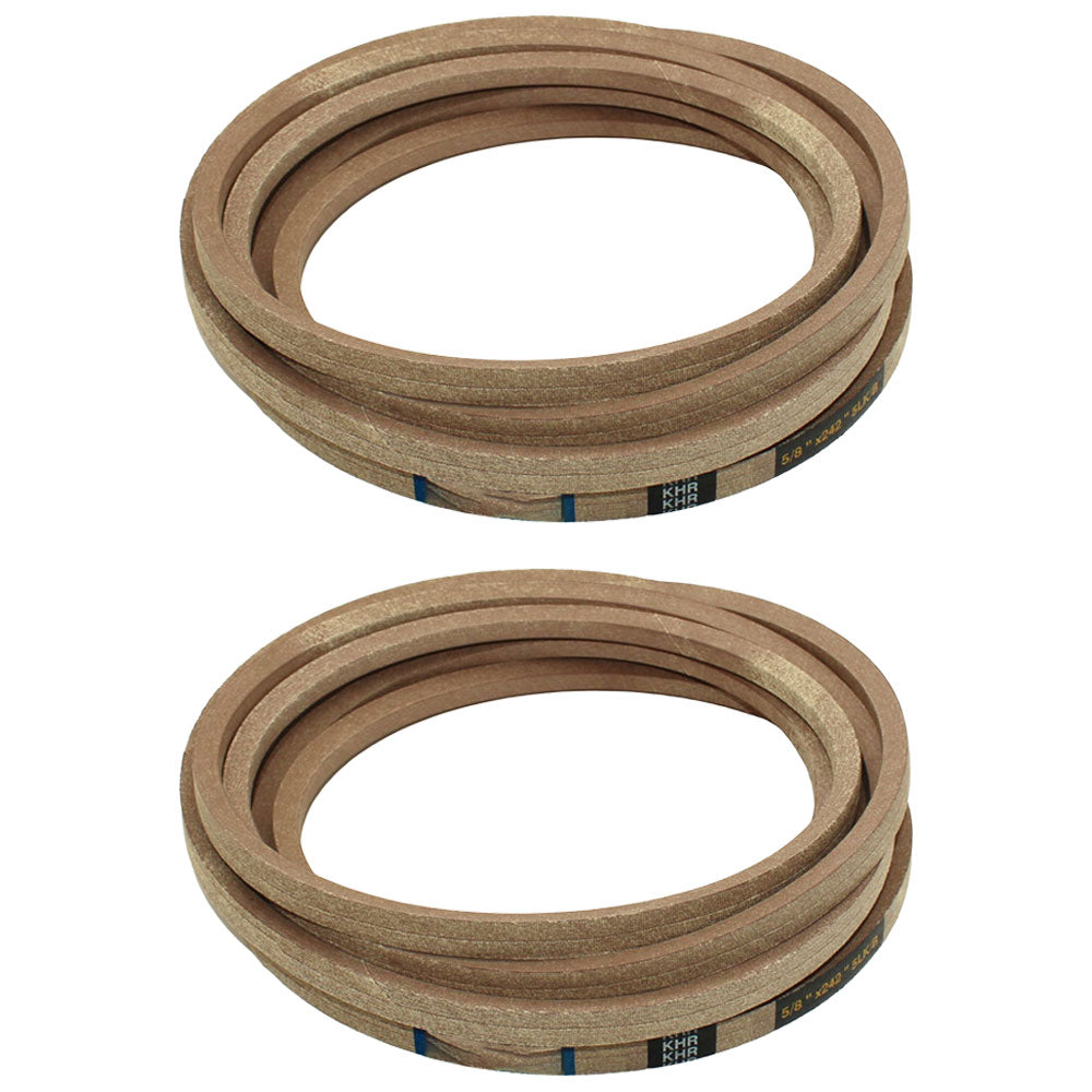 105-8783 Qty 2: Deck Belt - 5/8" x 242"
 Fits Toro 74238 Z528 74238CP Z500