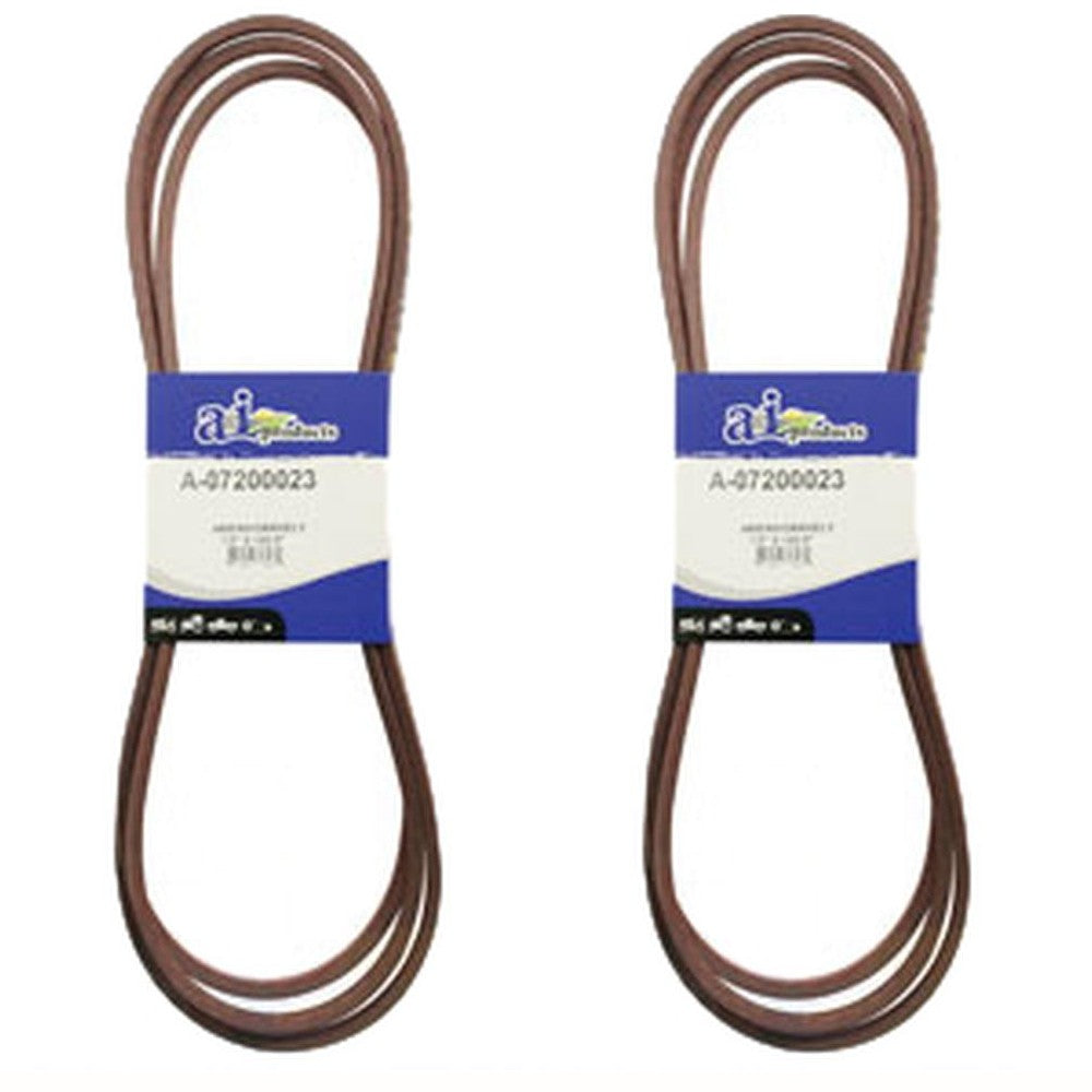 07200023 Two Deck Belts For Ariens Zero Turns Zoom XL Ikon X XL XD ZT2552