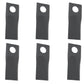 (6) Angled Blade 784220 Fits Ford/New Holland Disc Mower 442 452 462 463 465