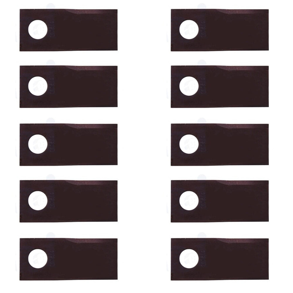 Qty 10: Left Hand Blade  Fits BUSH HOG Replaces 00787167