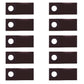 Qty 10: Left Hand Blade  Fits Rhino Replaces 00787167