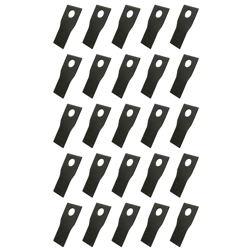Qty 25: Right Hand Disc Mower Blade Fits BUSH HOG Replaces 00787166