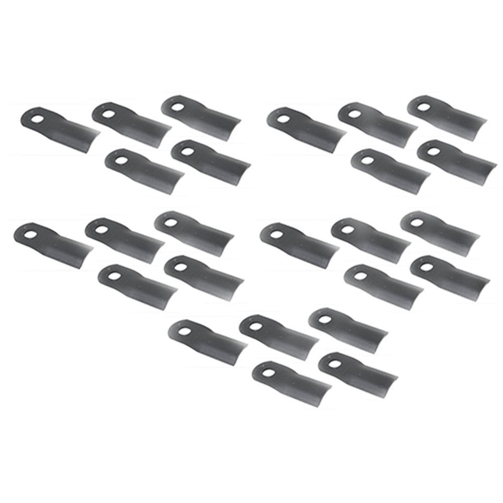 Qty 25: Disc Mower Blade Fits Taarup Replaces 165-302-08