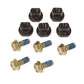 6 Pack Blade Bolt Kit Nuts and Bolts fits Bush Hog Blades 526215 526216