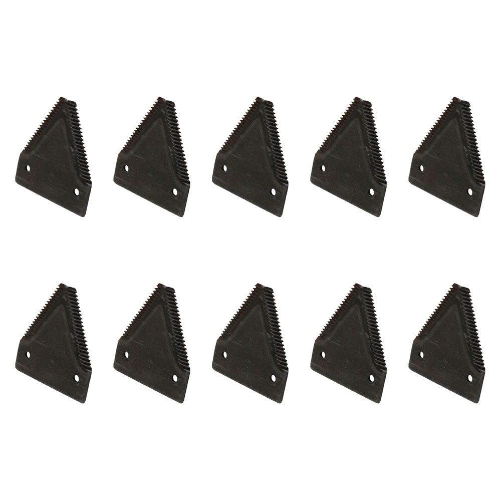 Qty 10: Sickle Sections Fits Ford/New Holland Replaces 491-203325