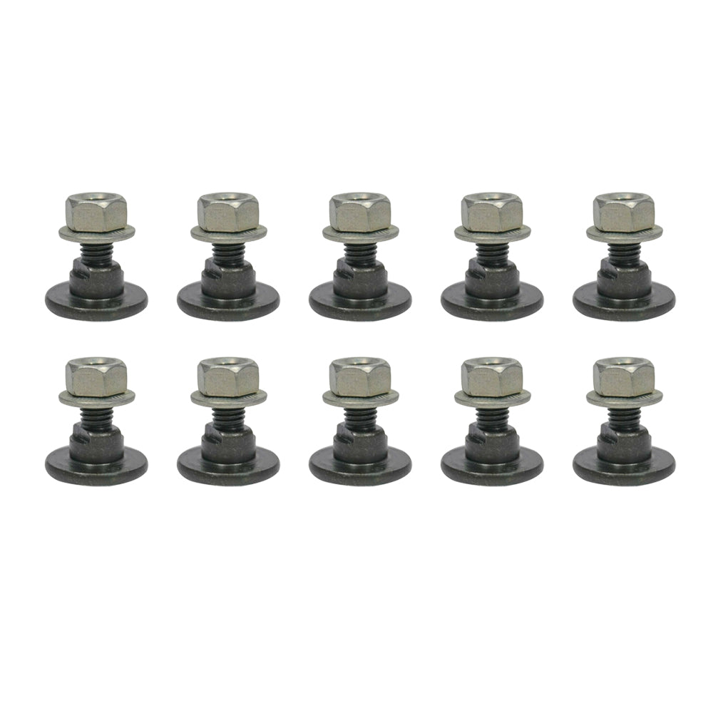 76N927 Qty 10: Disc Mower Blade Bolt Kit Fits John Deere 1320 1326 1327 240 260