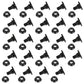 Qty 24: Mower Blade Bolt with Nut Fits Vicon Replaces 305.77.200 (nut)