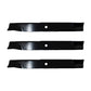 30227-60H-MEDLIFT Qty 3: Med Lift Mower Blade Fits Dixie Chopper