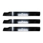 MOM70-0022_x3 Qty 3: Med Lift Mower Blade Fits Exmark Bahias Lazer Z Turf Ranger
