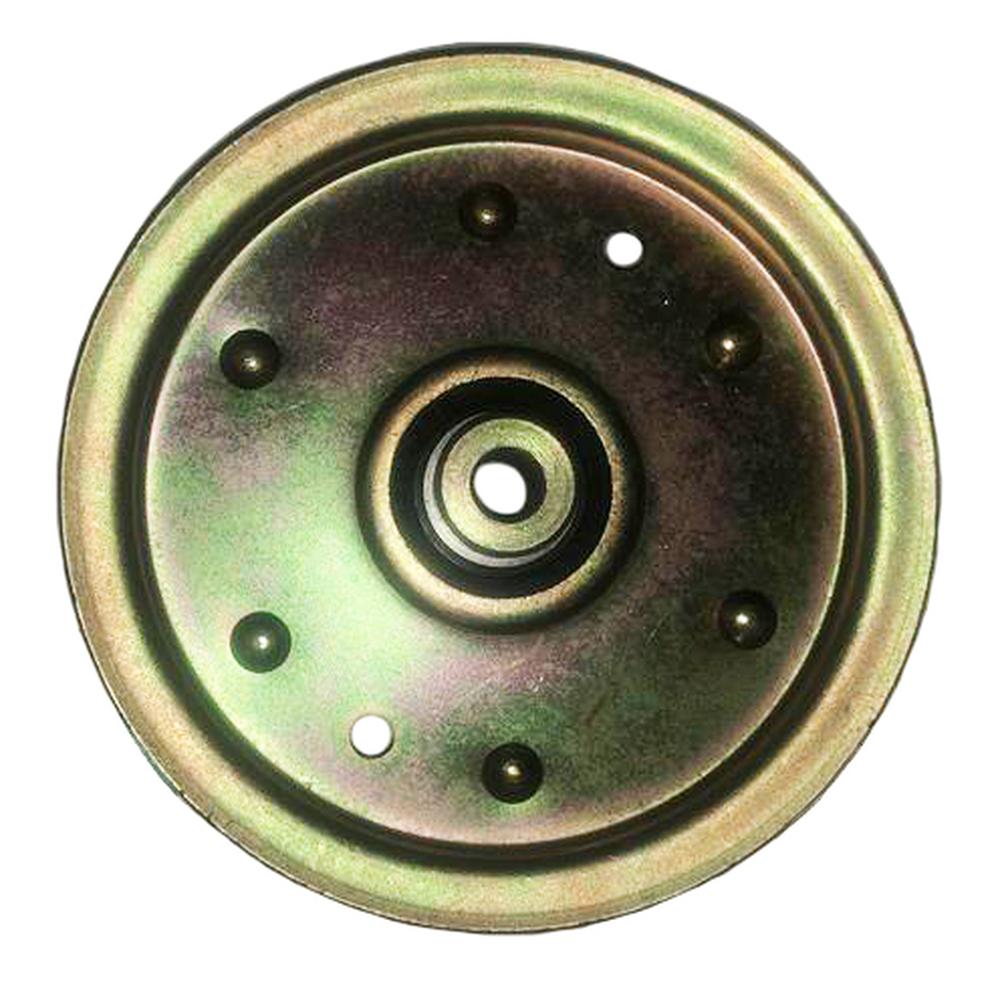 Zinc Coated Metal Flat Idler Pulley Fits Cub Cadet GT2544 LTX1040 CC760ES RZT54